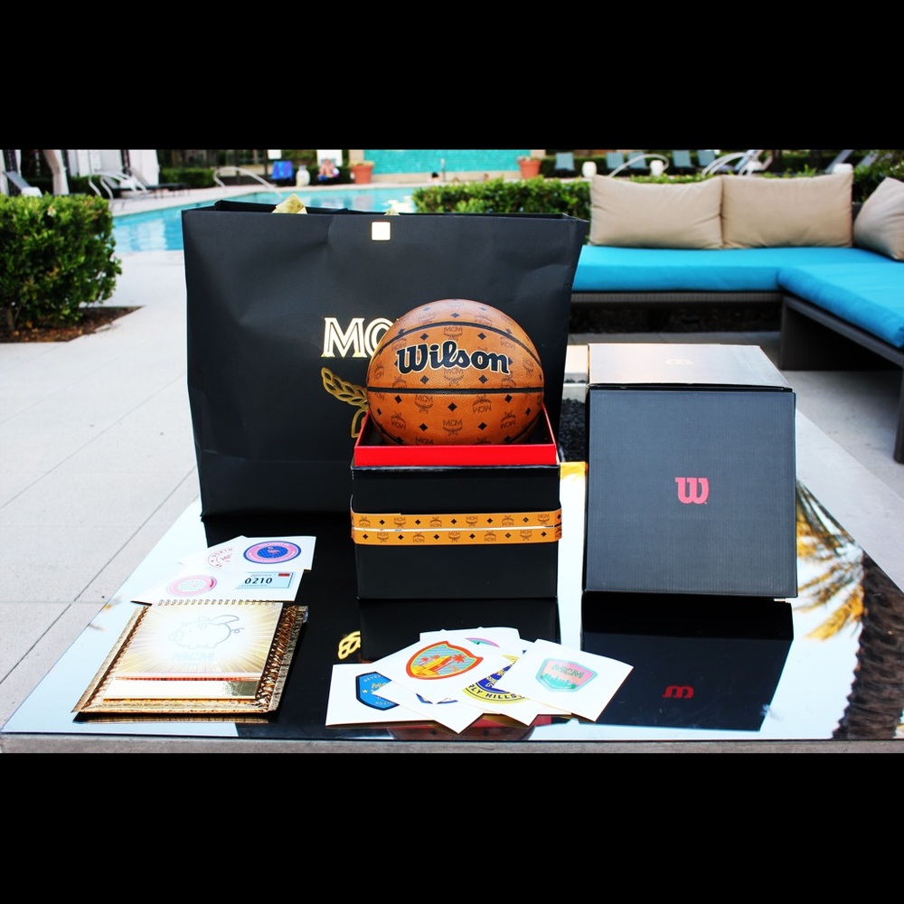 MCM x WILSON Basketball BEVERLY HILLS EXCLUSIVE